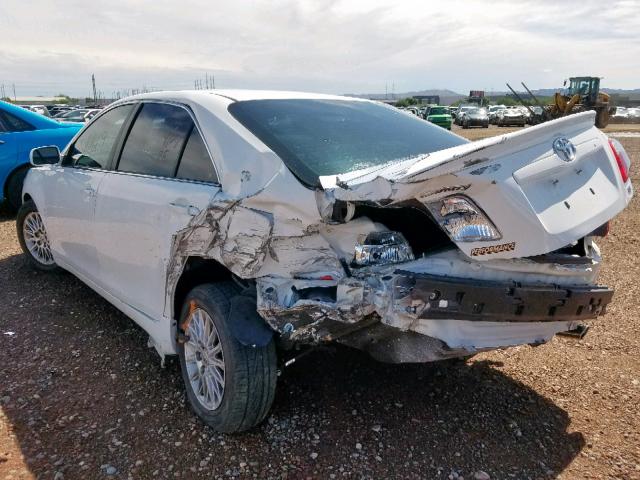 4T4BE46K89R105242 - 2009 TOYOTA CAMRY BASE WHITE photo 3