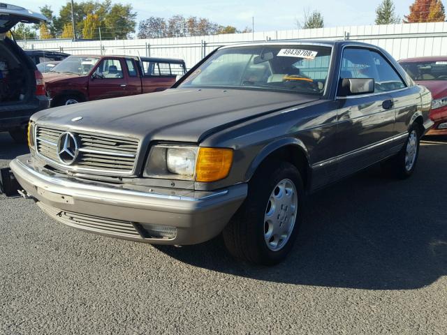 WDBCA44A1EB007604 - 1984 MERCEDES-BENZ 500 SEC GRAY photo 2