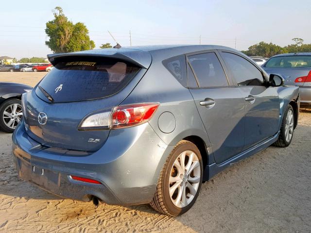 JM1BL1K57B1472451 - 2011 MAZDA 3 S BLUE photo 4