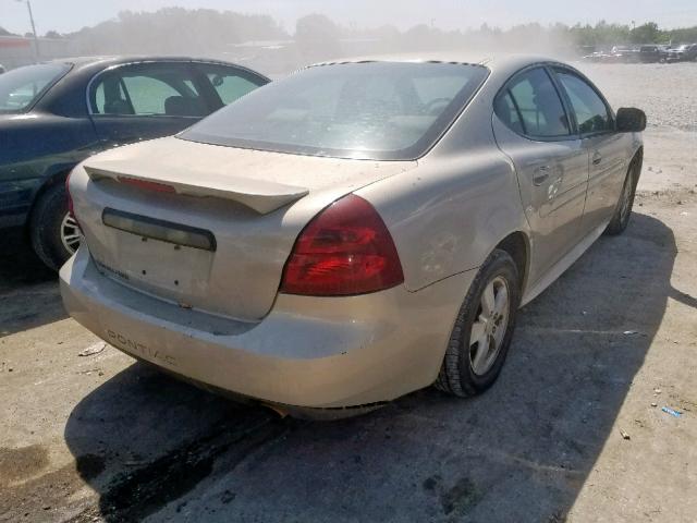2G2WP552581143902 - 2008 PONTIAC GRAND PRIX GOLD photo 4
