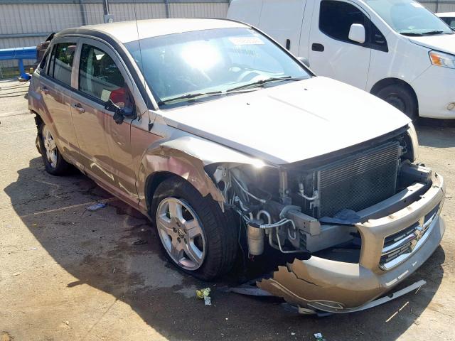 1B3HB48A99D207186 - 2009 DODGE CALIBER SX BEIGE photo 1