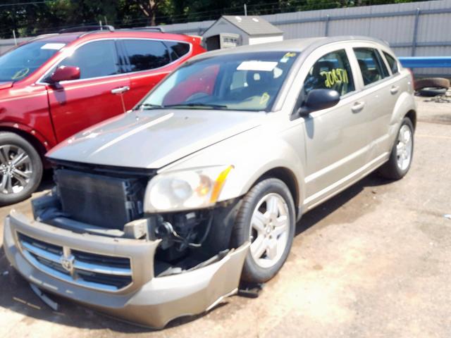 1B3HB48A99D207186 - 2009 DODGE CALIBER SX BEIGE photo 2