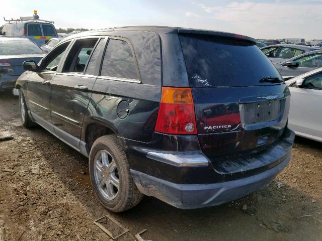 2C8GF68434R373552 - 2004 CHRYSLER PACIFICA BLACK photo 3