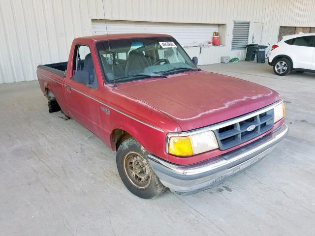 1FTCR10AXPTA84192 - 1993 FORD RANGER RED photo 1