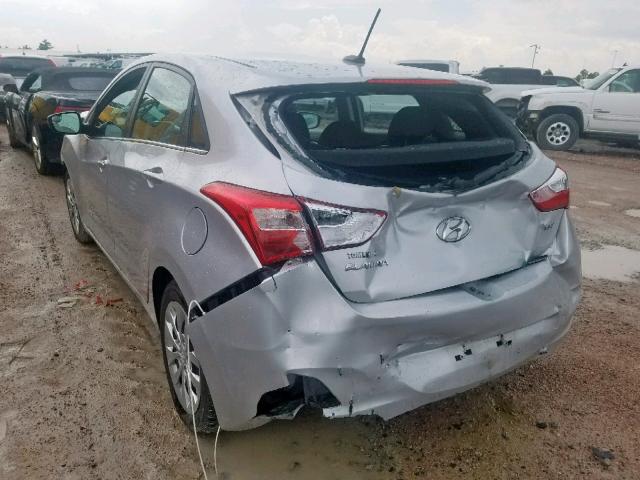 KMHD35LH8HU364321 - 2017 HYUNDAI ELANTRA GT SILVER photo 3