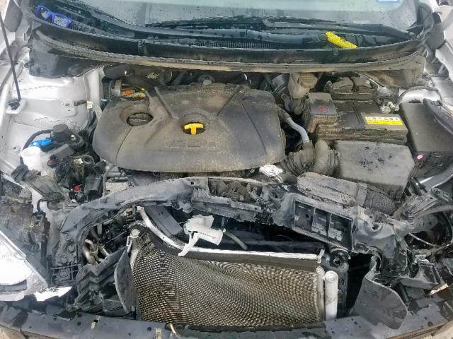 KMHD35LH8HU364321 - 2017 HYUNDAI ELANTRA GT SILVER photo 7