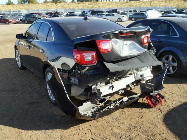 1G11H5SA2DF187933 - 2013 CHEVROLET MALIBU LTZ შავი ფოტო 3