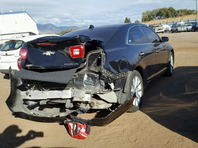 1G11H5SA2DF187933 - 2013 CHEVROLET MALIBU LTZ შავი ფოტო 4