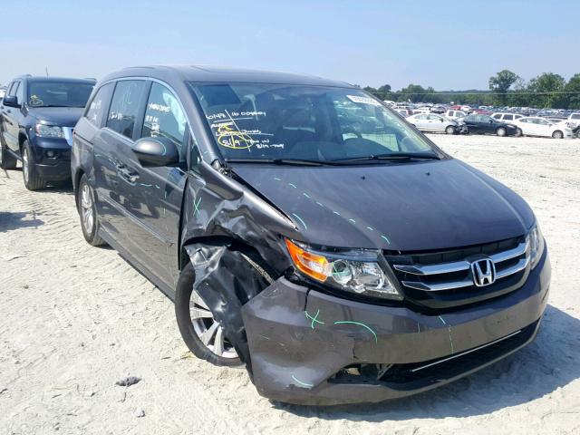 5FNRL5H65GB124930 - 2016 HONDA ODYSSEY EX GRAY photo 1