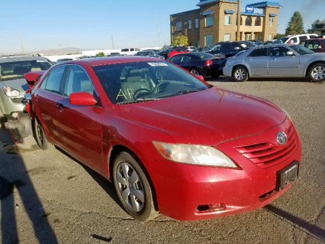 4T1BE46KX7U159388 - 2007 TOYOTA CAMRY CE RED photo 1