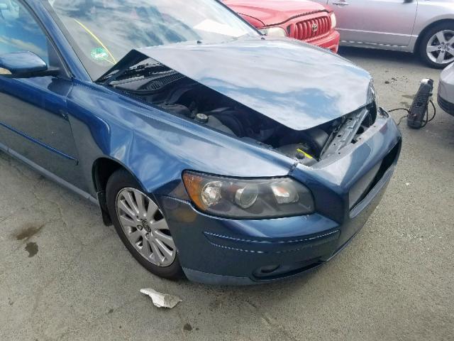 YV1MS382752097271 - 2005 VOLVO S40 2.4I BLUE photo 9