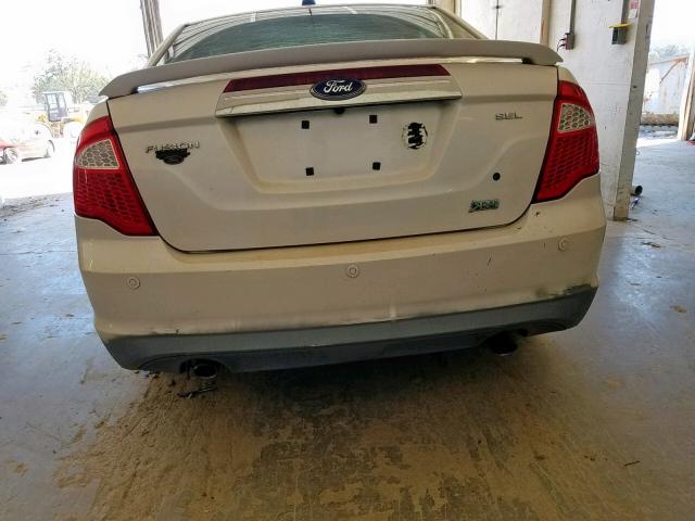 3FAHP0JGXAR207562 - 2010 FORD FUSION SEL WHITE photo 10