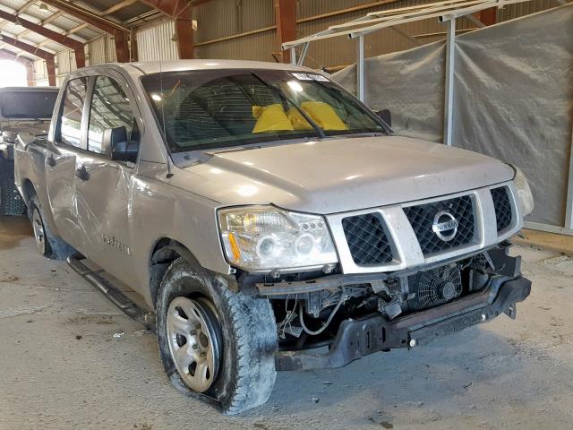 1N6BA07A36N561676 - 2006 NISSAN TITAN XE SILVER photo 1