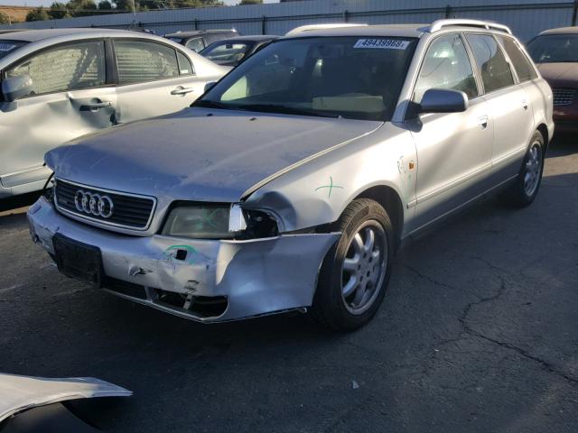 WAUGD68D7WA040850 - 1998 AUDI A4 2.8 AVA SILVER photo 2