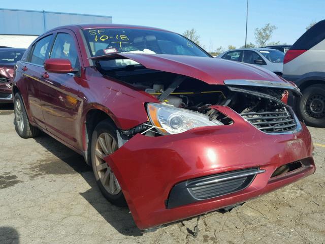 1C3CCBBB0CN210947 - 2012 CHRYSLER 200 TOURIN RED photo 1