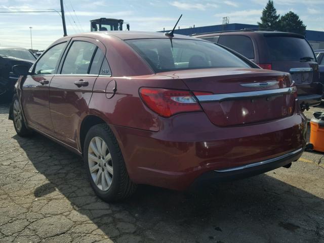 1C3CCBBB0CN210947 - 2012 CHRYSLER 200 TOURIN RED photo 3