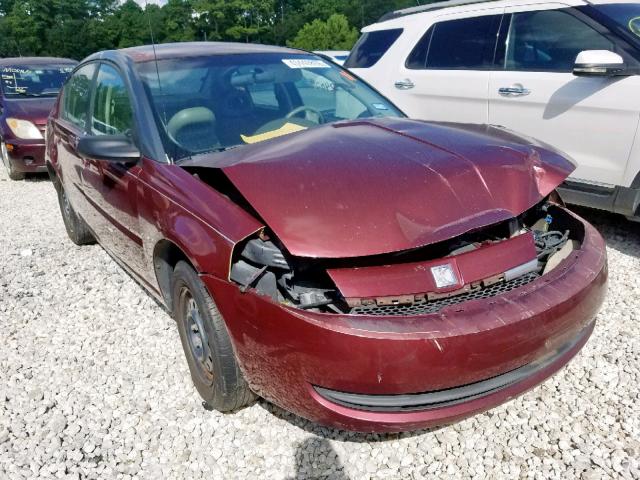 1G8AZ52F33Z109331 - 2003 SATURN ION LEVEL MAROON photo 1