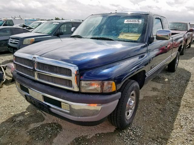 3B7KC23C2SM172998 - 1995 DODGE RAM 2500 BLUE photo 2