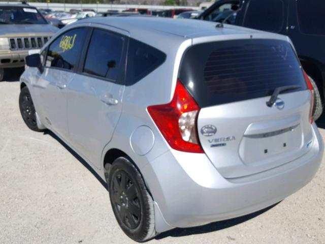 3N1CE2CP7FL395375 - 2015 NISSAN VERSA NOTE SILVER photo 3