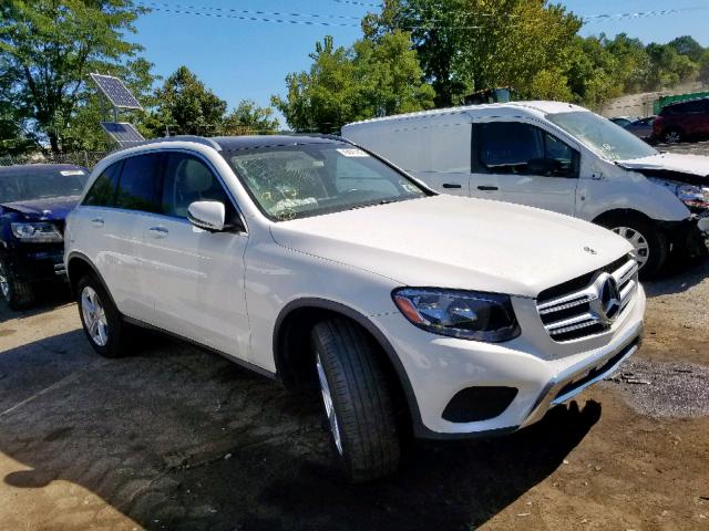 WDC0G4KB8JV052783 - 2018 MERCEDES-BENZ GLC 300 4M WHITE photo 1