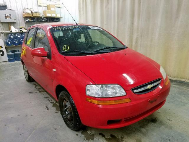 KL1TD66627B757049 - 2007 CHEVROLET AVEO BASE Qırmızı foto 1