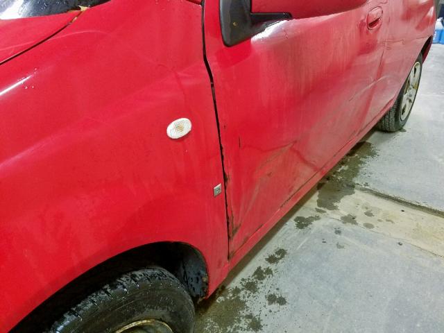 KL1TD66627B757049 - 2007 CHEVROLET AVEO BASE Qırmızı foto 9