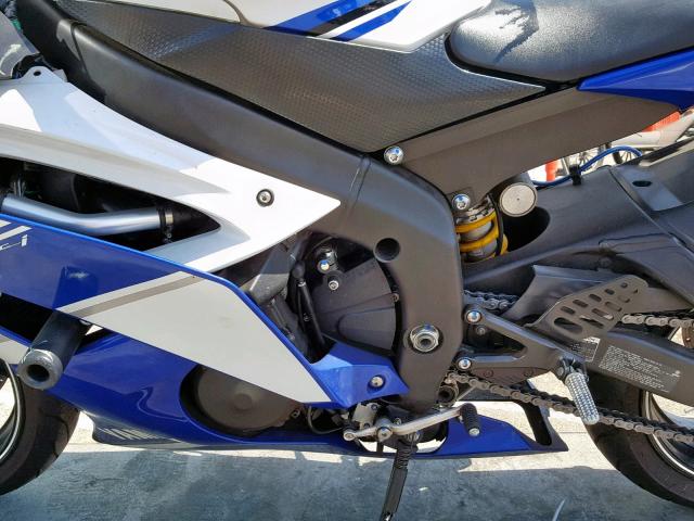 JYARJ16E5EA030590 - 2014 YAMAHA YZFR6 BLUE photo 9