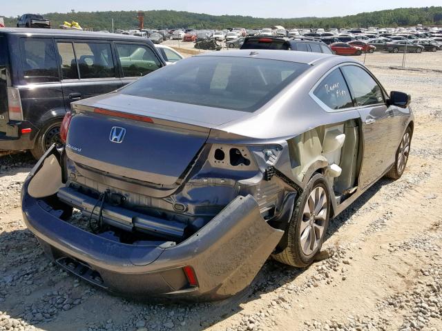 1HGCT1B89DA007494 - 2013 HONDA ACCORD EXL GRAY photo 4