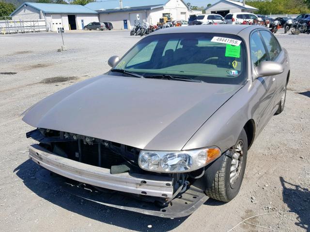 1G4HP54K014266244 - 2001 BUICK LESABRE CU GOLD photo 2