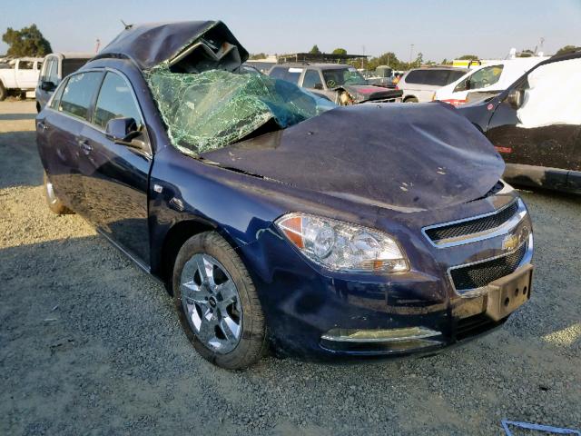 1G1ZH57B884215174 - 2008 CHEVROLET MALIBU 1LT BLUE photo 1