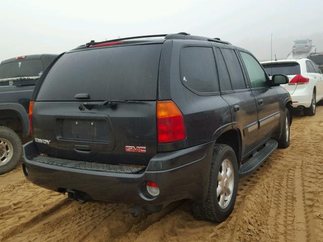 1GKDT13S642290268 - 2004 GMC ENVOY BLACK photo 4