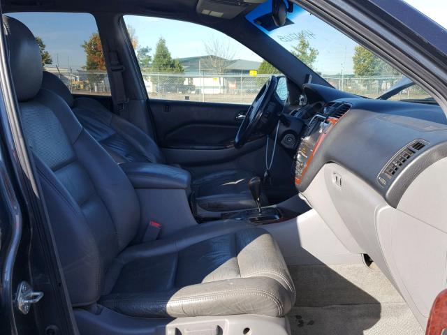 2HNYD18854H556923 - 2004 ACURA MDX TOURIN BLUE photo 5