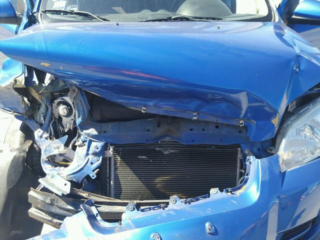 KL1TD566X8B135942 - 2008 CHEVROLET AVEO BASE Көк фото 7