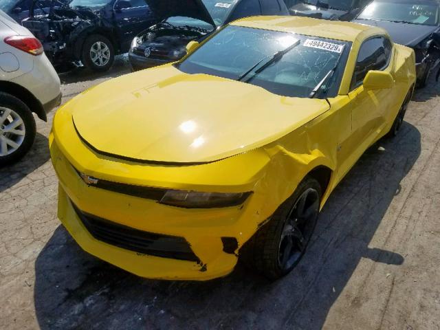 1G1FA1RX4H0144250 - 2017 CHEVROLET CAMARO LS YELLOW photo 2