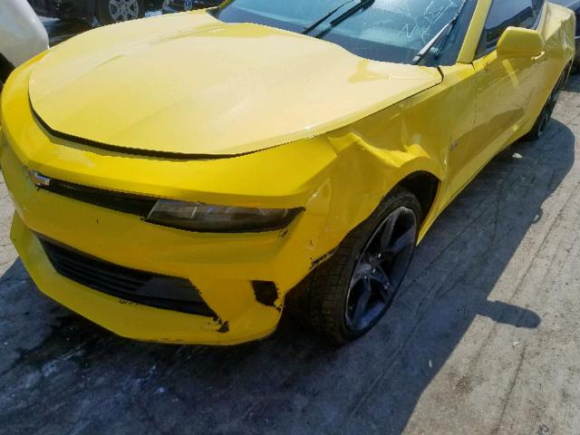 1G1FA1RX4H0144250 - 2017 CHEVROLET CAMARO LS YELLOW photo 9