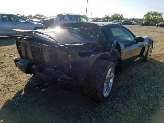 1G1YY26E875118846 - 2007 CHEVROLET CORVETTE Z BLACK photo 4