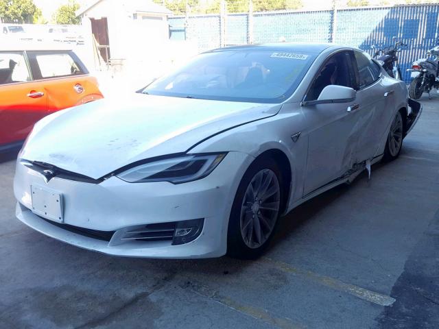 5YJSA1E46KF332536 - 2019 TESLA MODEL S أبيض صورة 2