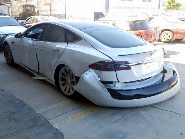 5YJSA1E46KF332536 - 2019 TESLA MODEL S أبيض صورة 3