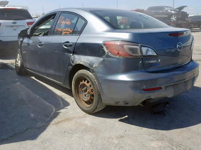 JM1BL1W78C1673420 - 2012 MAZDA 3 I BLUE photo 3