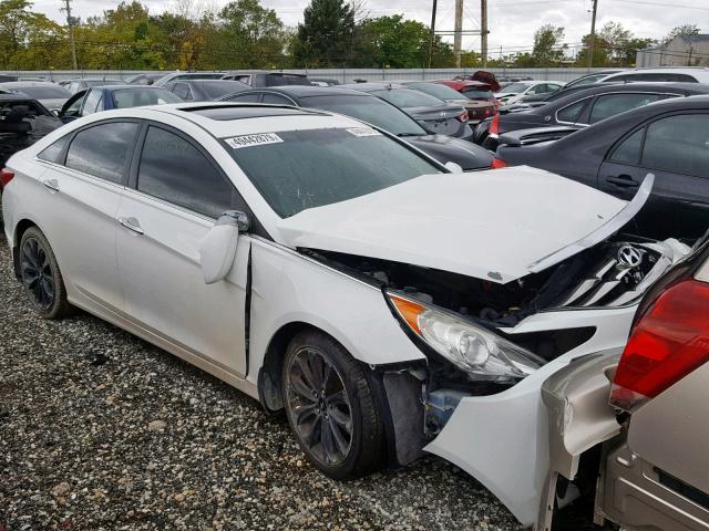 5NPEC4AC3BH153135 - 2011 HYUNDAI SONATA SE WHITE photo 1