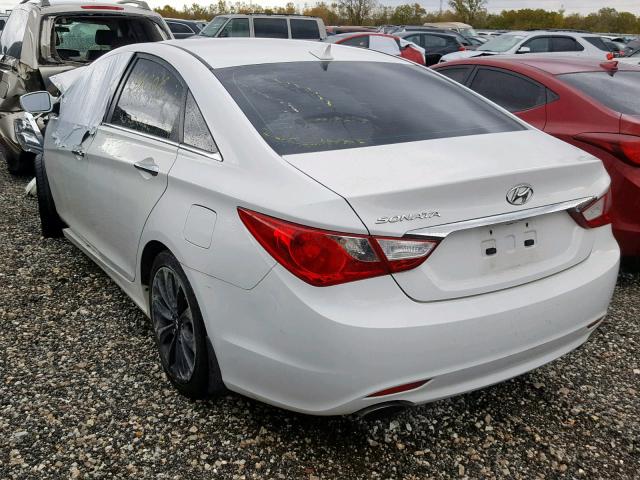 5NPEC4AC3BH153135 - 2011 HYUNDAI SONATA SE WHITE photo 3