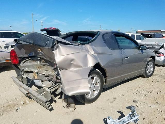 2G1WM15K569295456 - 2006 CHEVROLET MONTE CARL ყავისფერი ფოტო 4