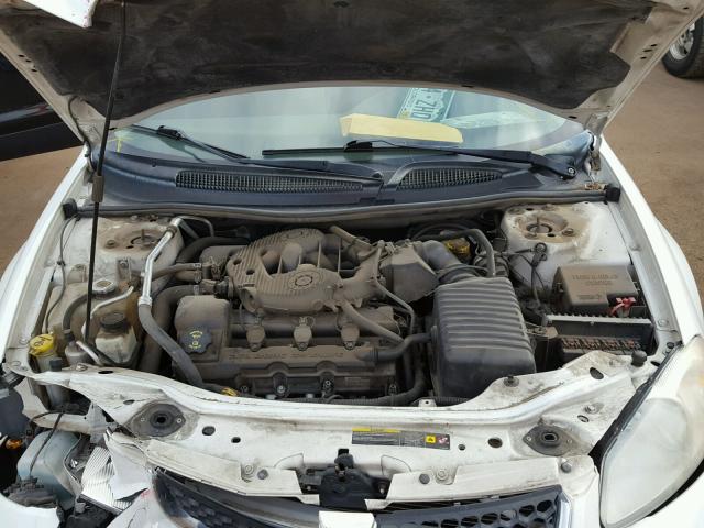 1B3EL46R16N231660 - 2006 DODGE STRATUS SX WHITE photo 7