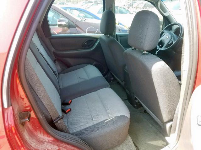 1FMYU02Z17KA12395 - 2007 FORD ESCAPE XLS RED photo 6