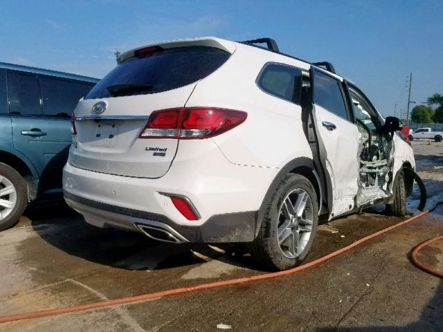 KM8SR4HF8KU304957 - 2019 HYUNDAI SANTA FE X WHITE photo 4