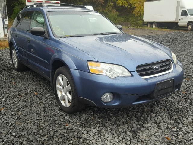 4S4BP61C177322952 - 2007 SUBARU LEGACY OUT BLUE photo 1