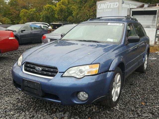 4S4BP61C177322952 - 2007 SUBARU LEGACY OUT BLUE photo 2