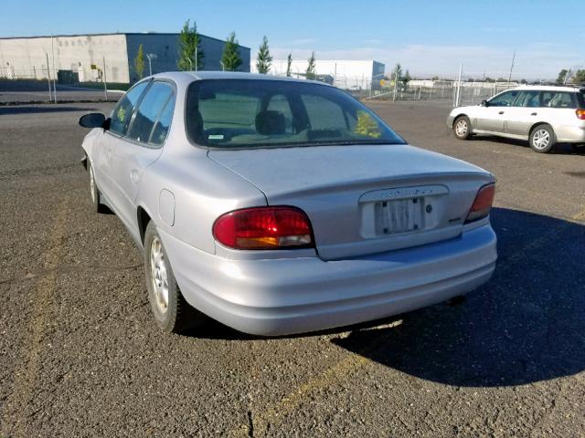 1G3WH52H3YF175614 - 2000 OLDSMOBILE INTRIGUE G SILVER photo 3