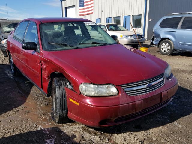 1G1ND52F85M253567 - 2005 CHEVROLET CLASSIC MAROON photo 1