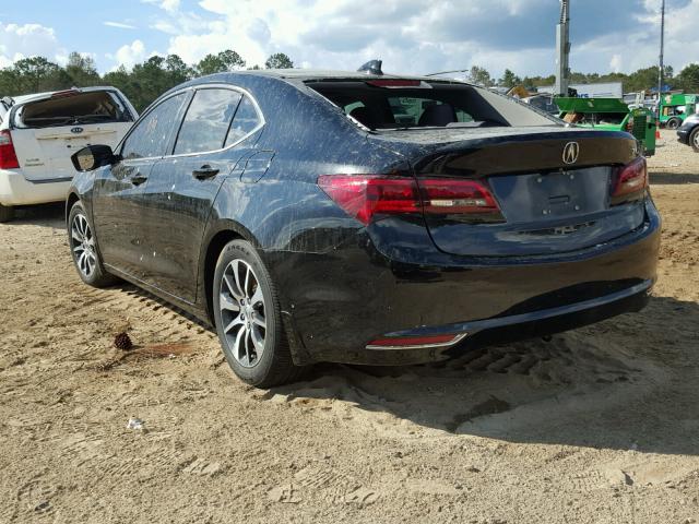 19UUB1F36GA005714 - 2016 ACURA TLX BLACK photo 3